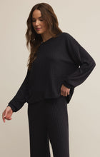Load image into Gallery viewer, Daydream Rib LS Top - Black Sand
