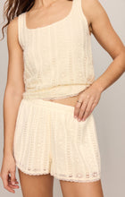 Load image into Gallery viewer, Ella Lace Shorts - Sandstone
