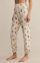Load image into Gallery viewer, Elle Pup Classic Jogger - Fall Pup Print on Vanilla Ice
