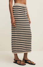 Load image into Gallery viewer, Emori Striped Skirt - Natural
