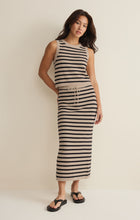 Load image into Gallery viewer, Emori Striped Skirt - Natural
