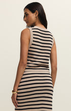 Load image into Gallery viewer, Emori Striped Muscle Tank - Natural
