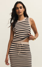 Load image into Gallery viewer, Emori Striped Muscle Tank - Natural
