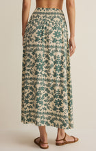 Load image into Gallery viewer, Leya Tera Paisley Smocked Skirt - Everglade
