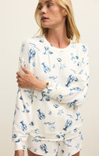 Load image into Gallery viewer, Lost At Sea LS Top - Print on Vanilla Ice
