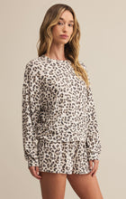 Load image into Gallery viewer, Luxe Leopard LS Top - Leopard Print on Champagne
