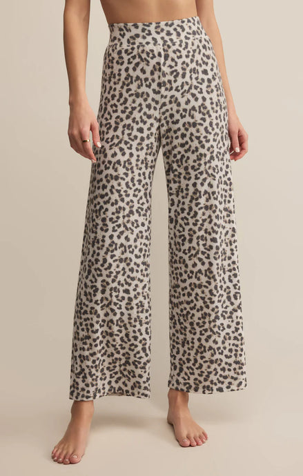 Luxe Leopard Pants - Leopard Print on Champagne