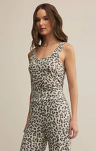 Load image into Gallery viewer, Luxe Leopard Tank - Leopard Print on Champagne
