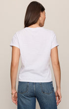 Load image into Gallery viewer, Modern Slub Tee - White - Pineapple - Classic Heather Grey
