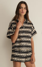 Load image into Gallery viewer, Monaco Button Up - Natural/Black
