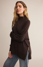 Load image into Gallery viewer, Sable Rib Sweatshirt - Chocolate Cherry
