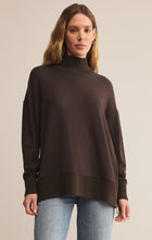 Load image into Gallery viewer, Sable Rib Sweatshirt - Chocolate Cherry
