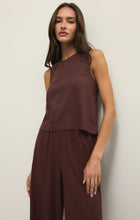 Load image into Gallery viewer, Scout Linen Flare Pants - Choc Cherry
