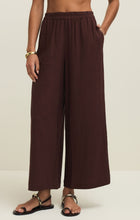 Load image into Gallery viewer, Scout Linen Flare Pants - Choc Cherry
