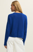 Load image into Gallery viewer, Sienna Palm Sweater - Nautical Blue
