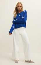 Load image into Gallery viewer, Sienna Palm Sweater - Nautical Blue
