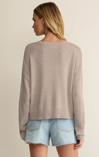 Load image into Gallery viewer, Sienna Patriot Sweater - Natural Heather
