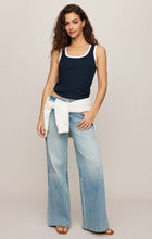 Load image into Gallery viewer, Sirena Colorblocked Rib Tank - Coast - Eclipse
