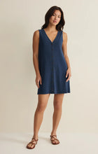 Load image into Gallery viewer, Solace Denim Mini Dress - Blue Indigo

