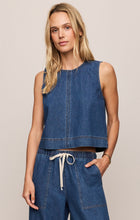 Load image into Gallery viewer, Sunseeker Denim Tank - Deep Water
