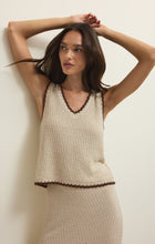 Load image into Gallery viewer, Yessenia Whipstitch Tank - Linen
