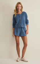 Load image into Gallery viewer, Daily Denim Knit Cardigan - Calypso Blue Indigo
