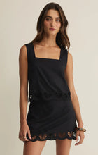 Load image into Gallery viewer, Charlene Embroidered Top - Black
