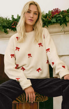 Load image into Gallery viewer, Tie The Ribbon Sweater - Warm White
