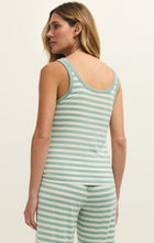 Load image into Gallery viewer, Kiera Striped Tank - Crystal Green
