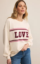 Load image into Gallery viewer, LOVE Oversized Sweatshirt - Vanilla Ice
