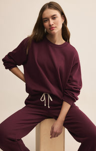 Stadium Cotton Jogger - Merlot 