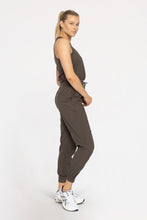 Load image into Gallery viewer, Active Zip Jumpsuit - Black (shown in Black Olive)
