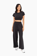 Load image into Gallery viewer, Flowease Smocked Waist Pant - Black or Navy
