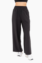 Load image into Gallery viewer, Flowease Smocked Waist Pant - Black or Navy
