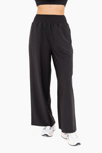 Flowease Smocked Waist Pant - Black or Navy