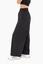 Load image into Gallery viewer, Flowease Smocked Waist Pant - Black or Navy
