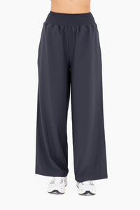 Flowease Smocked Waist Pant - Black or Navy