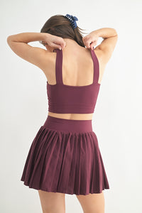 FlexFit Luxe Square Bralette - Black - Plum Style: (AT6395)