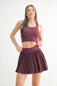 FlexFit Luxe Square Bralette - Black - Plum Style: (AT6395)