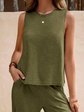 Load image into Gallery viewer, Sleeveless Tank/Pant Set
