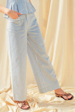 Load image into Gallery viewer, Striped Front Pocket Pants - Lt. Blue

Style T6121ST

