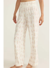 Load image into Gallery viewer, Dawn Champs Pant - Champagne Print on Vanilla Ice
