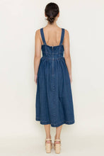 Load image into Gallery viewer, Denim Midi Dress - Dark Wash (DI9933FO)
