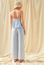 Load image into Gallery viewer, Striped Front Pocket Pants - Lt. Blue

Style T6121ST
