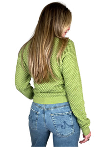 Taryn Bubble Sweater - Green