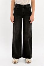 Load image into Gallery viewer, Brut Wide Leg Jean - Washed Blk
