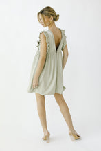 Load image into Gallery viewer, Ruffled Babydoll Mini Dress - Sage
