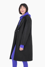 Load image into Gallery viewer, Tailored Trench Coat - Heather Grey or Black
