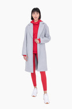 Load image into Gallery viewer, Tailored Trench Coat - Heather Grey or Black
