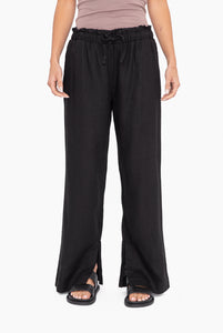 Wide Leg Resort Radiance Pant - Black